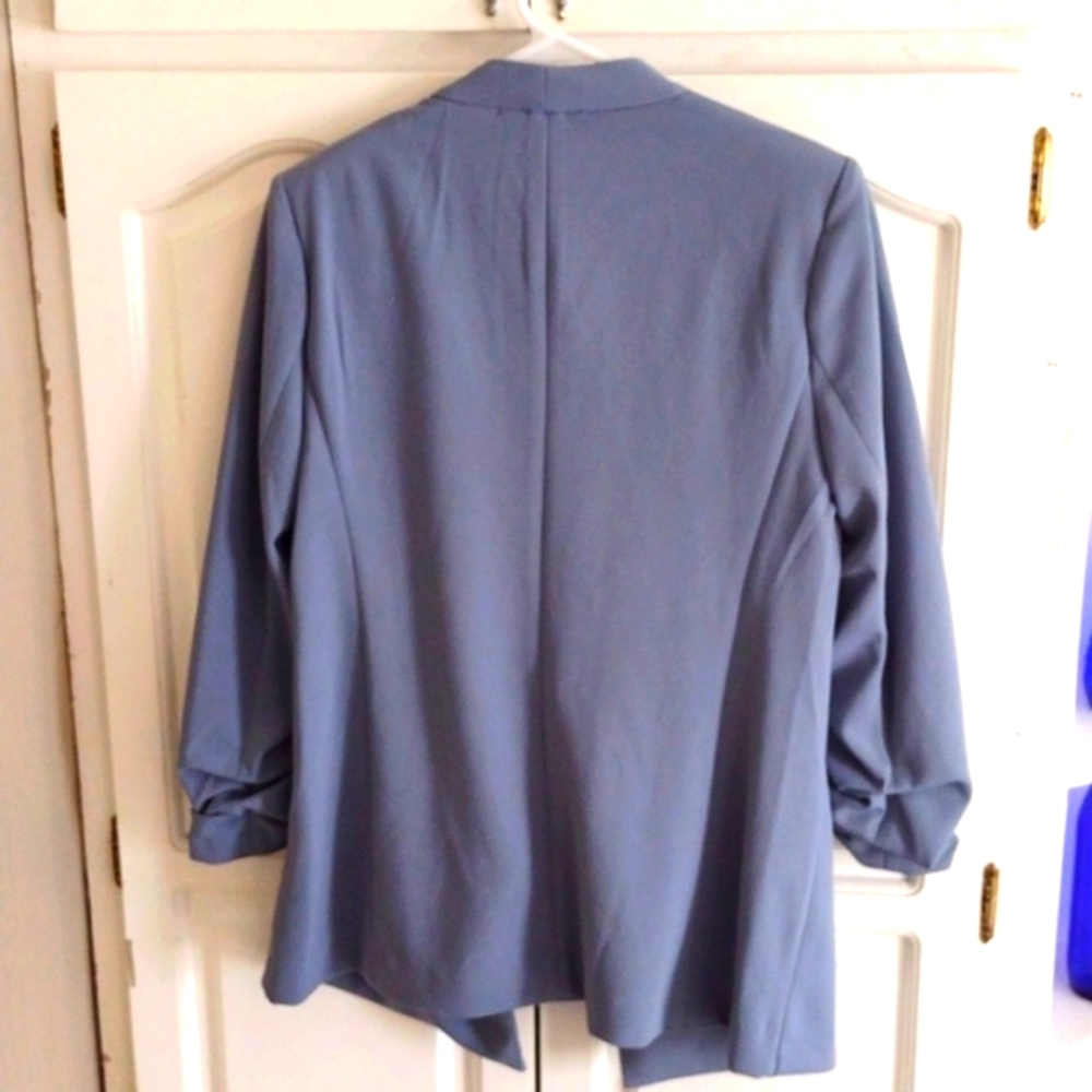 Blue Philosophy Republic open Lightweight Blazer Size Small - Picture 5 of 6